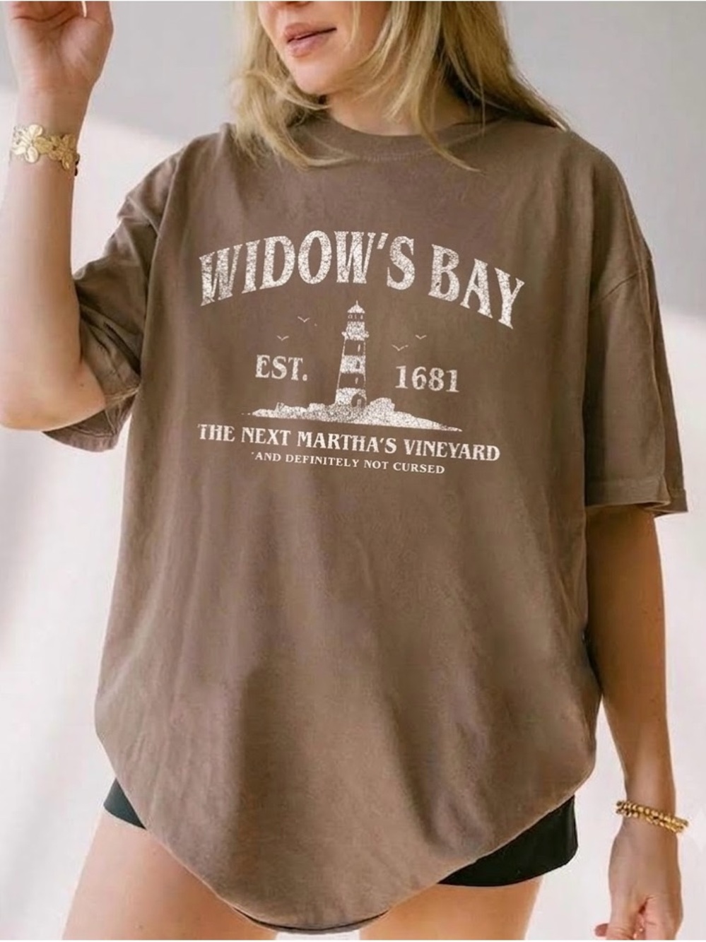 Comfort Colors Widow's Bay Est 1681 Halloween Movie Graphic Tee